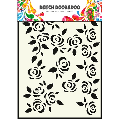 Stencil Doobadoo A5 Roses