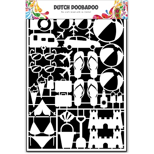 Aplicações de Papel Doobadoo A 5 Holiday