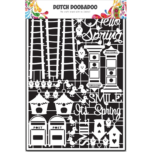 Aplicações de Papel Doobadoo A 5 Spring