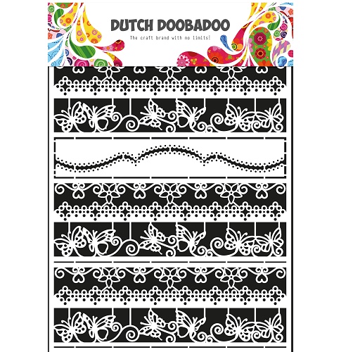 Aplicações de Papel Doobadoo A 5 Borders