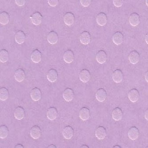 Papel de Scrapbook Cardstock Bolinhas Lilás