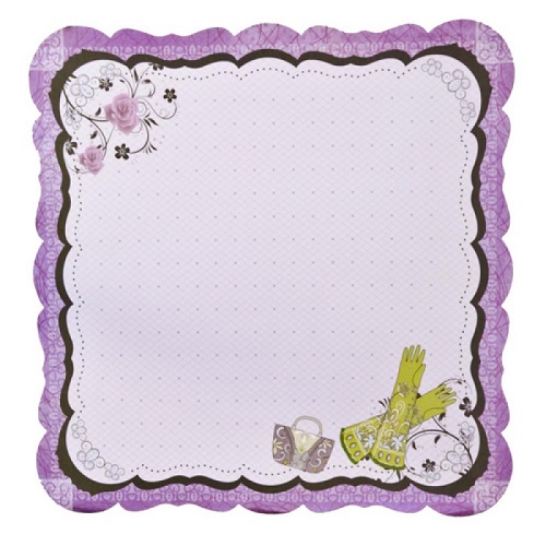 Papel de Scrapbook Glamour Uva