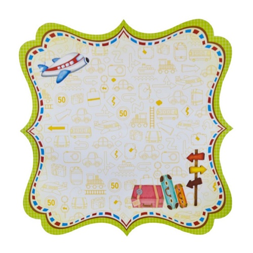 Papel de Scrapbook Recortado Avião