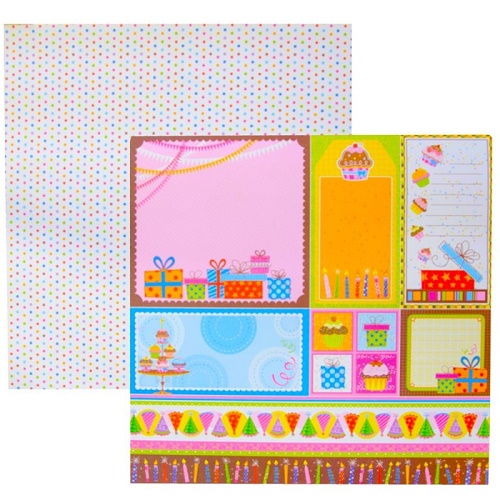 Papel de Scrapbook Cupcake Tags