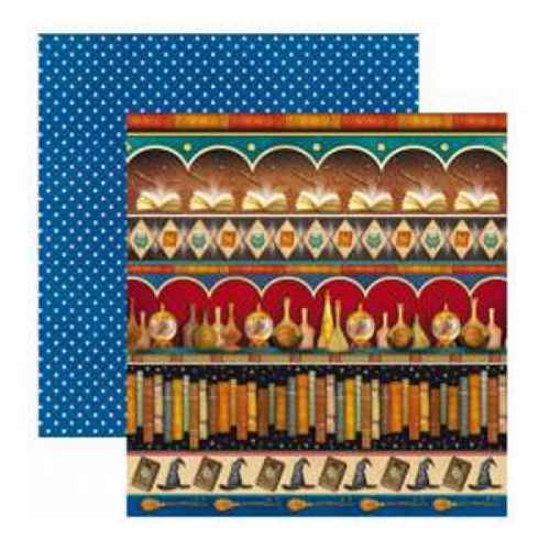 Papel de Scrapbook Bruxo Barrinha
