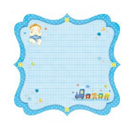 Papel de Scrapbook Bebé Menino Recortado
