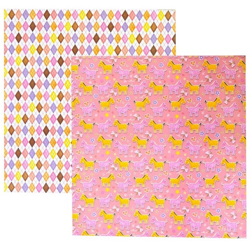 Papel de Scrapbook Cavalinhos