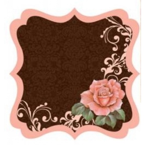 Papel de Scrapbook Rosas Recortado