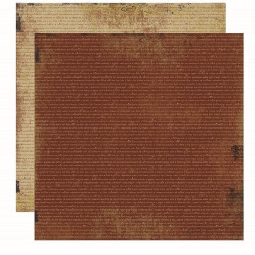 Papel de Scrapbook Vintage Castanho Jornal