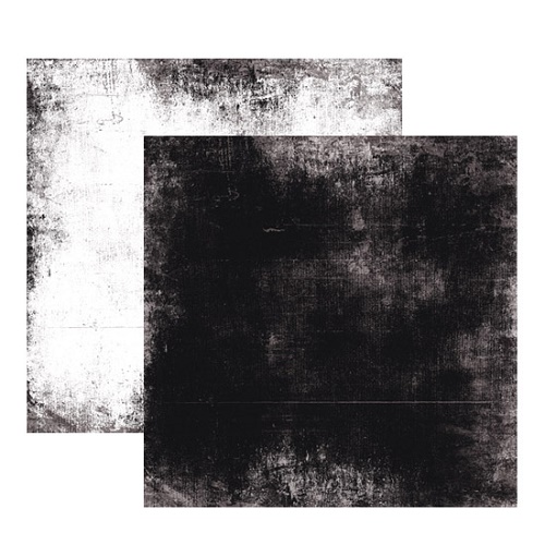 Papel de Scrapbook Vintage Preto Liso