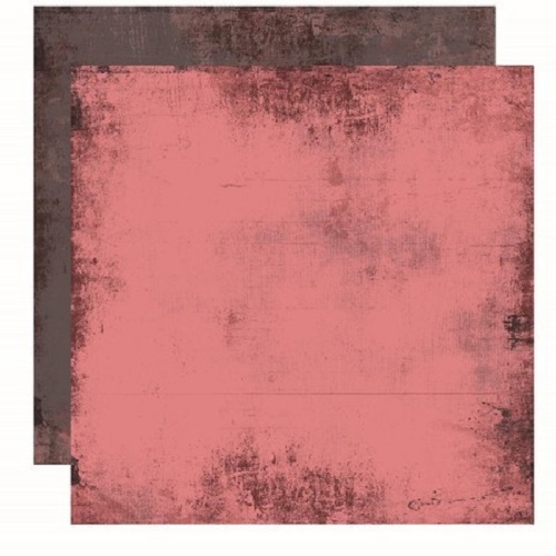 Papel de Scrapbook Vintage Rosa Liso