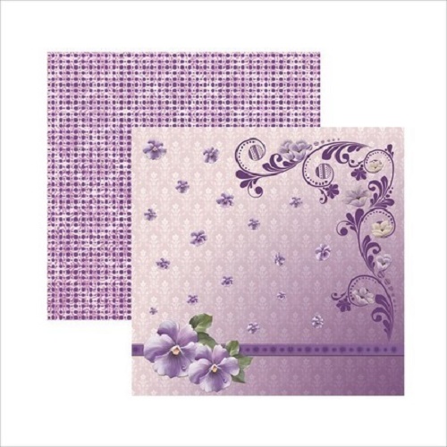 Papel de Scrapbook Amor Perfeito