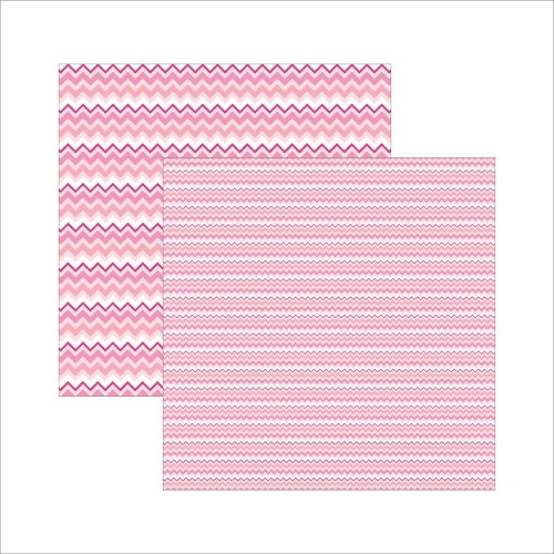Papel de Scrapbook Muiltitons Chevron