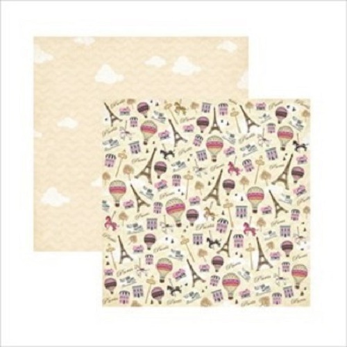 Papel de Scrapbook Paris Lembranças