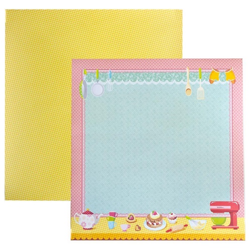 Papel de Scrapbook Doce Chá da Tarde