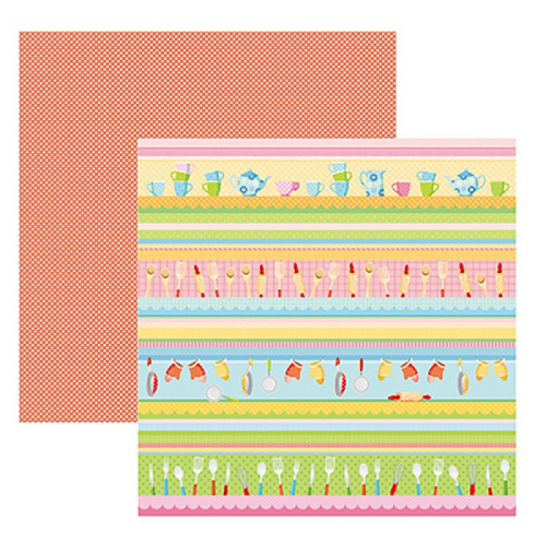 Papel de Scrapbook Doce Cozinha Bar