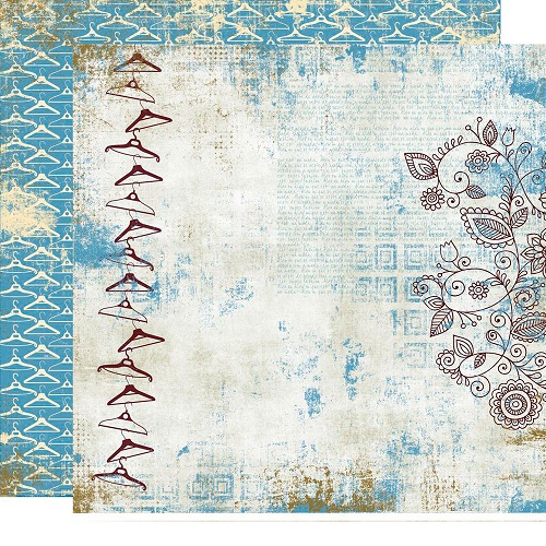 Papel de Scrapbook Alta Costura Cabides