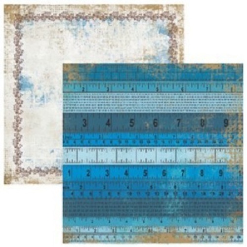 Papel de Scrapbook Alta Costura Fita Métrica