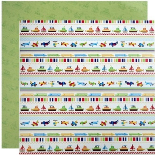 Papel de Scrapbook Brincadeira Menino