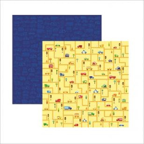 Papel de Scrapbook Brincadeira Menino