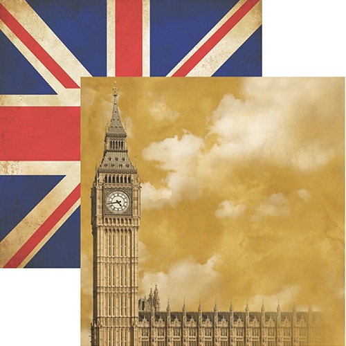 Papel de Scrapbook Londres Destino