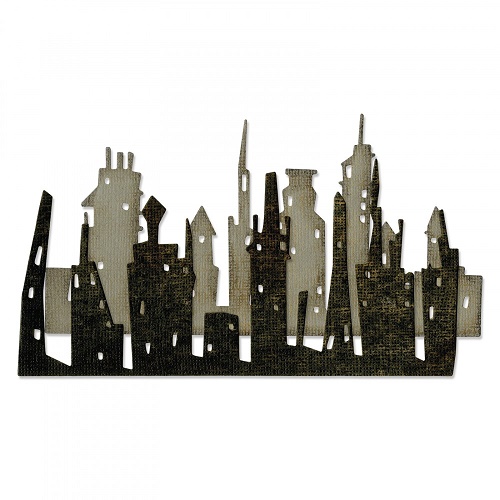 Sizzix Thinlits Die Set 2PK - Cityscape, Skyline