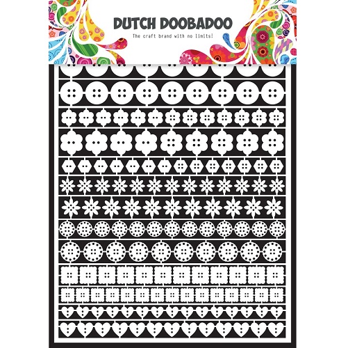 Aplicações de Papel Doobadoo A 5 Buttons