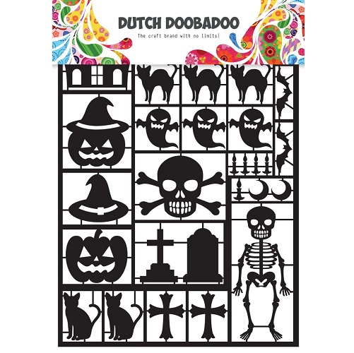 Aplicações de Papel Doobadoo A 5 Halloween