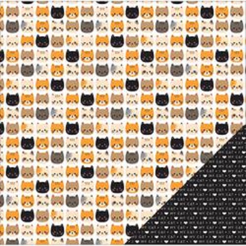 Papel Scrap Gatos e I Love My Cat