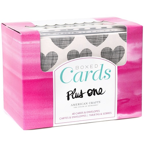 Caixa com 40 Cartões e Envelopes Plus One