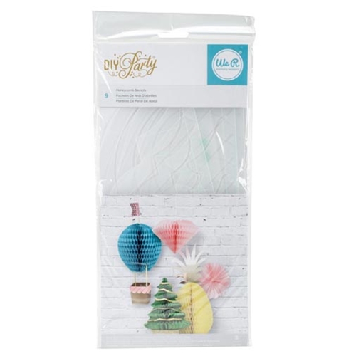 Honey Comb Stencils (9 peças)