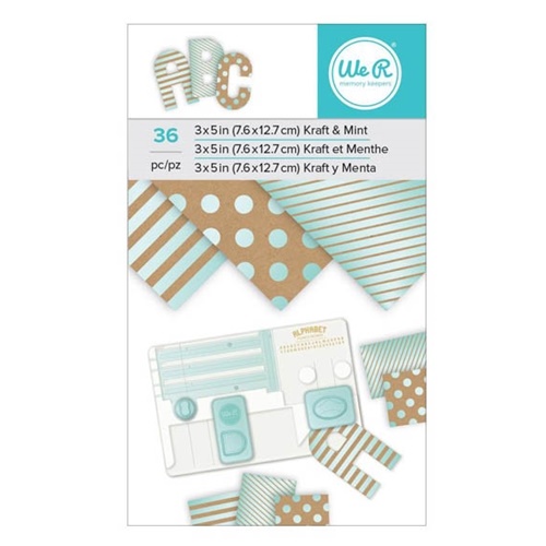 Bloco Papel Kraft e Menta