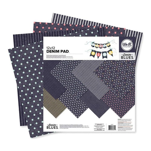 Bloco 30x30 Denim Blues