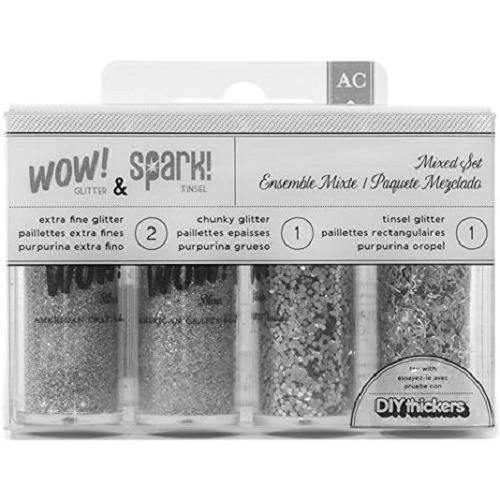 Purpurinas Extra 4 Embalagens Prata