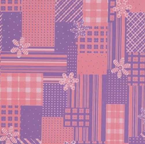 Eva Estampado Patchwork Rosa