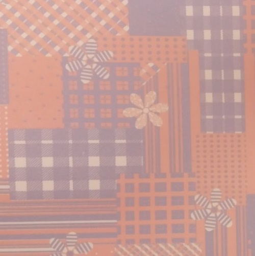 Eva Estampado Patchwork Salmão