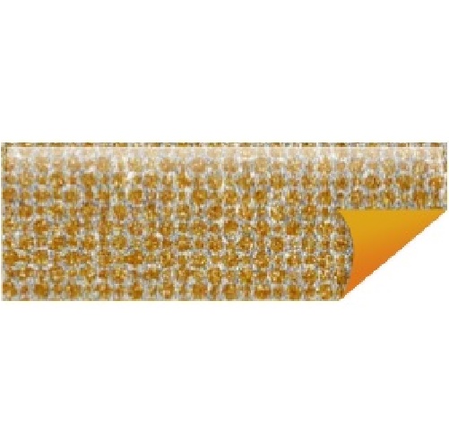 Eva Estampado Cristal Bolas Ouro/Prata