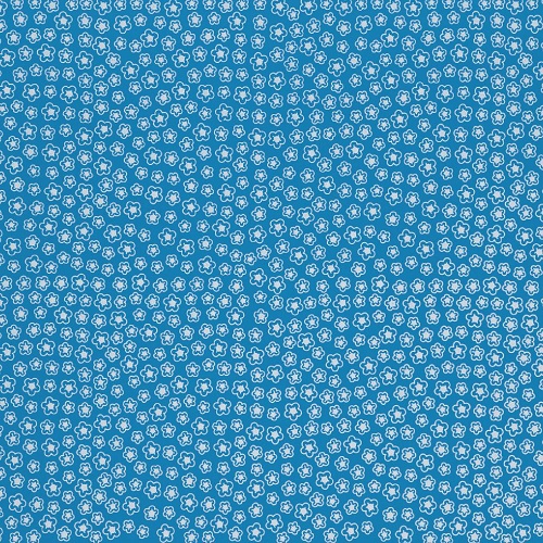 Eva Estampado Cor Floral Azul Celeste