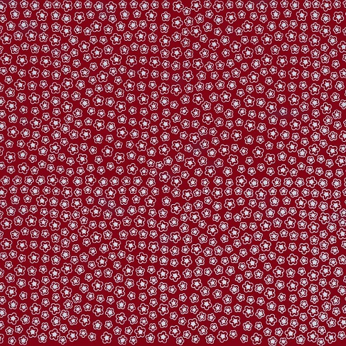 Eva Estampado Cor Floral Vermelho