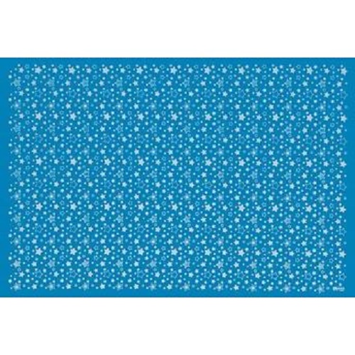 Eva Estampado Cor Estrelas Azul Celeste