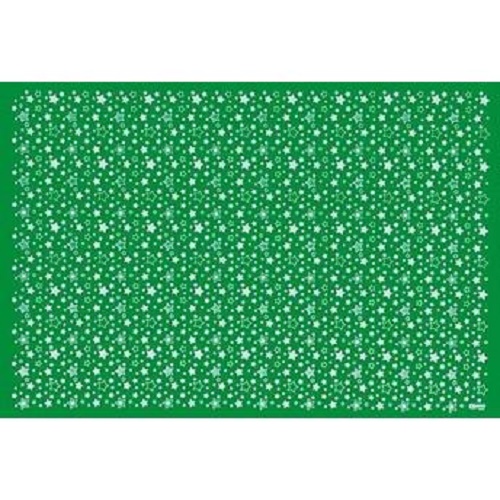 Eva Estampado Cor Estrelas Verde