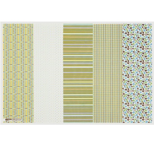 Eva Estampada Scrap Br/Az