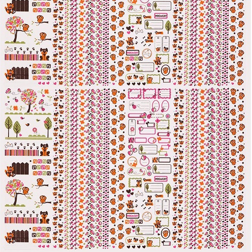 Eva Estampada Scrap Branco