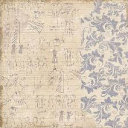 Papel de Scrapbook Simples Moda Estilizado