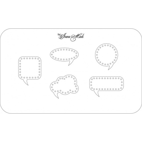 Régua Costura Balões Pensamento