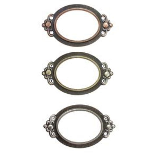 Aplique Metálico Oval