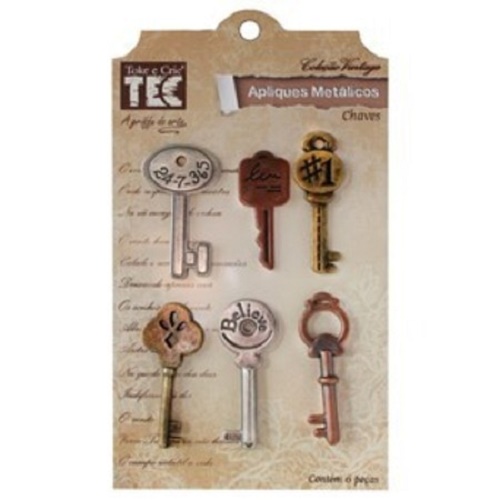 Aplique Metálico Chaves