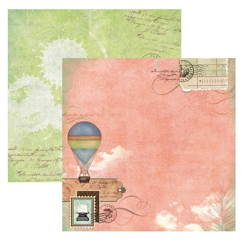 Papel de Scrapbook Selos Antigos