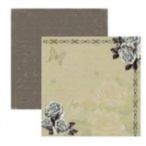 Papel de Scrapbook Rosa Vintage
