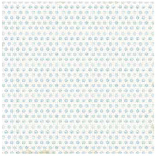 Papel de Scrapbook Simples Turquesa Poá